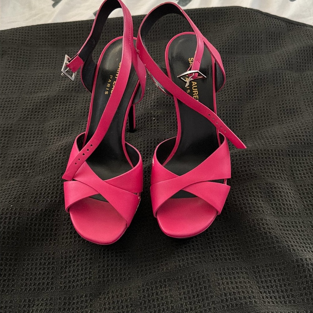 Saint Laurent Paris, hot pink high heels